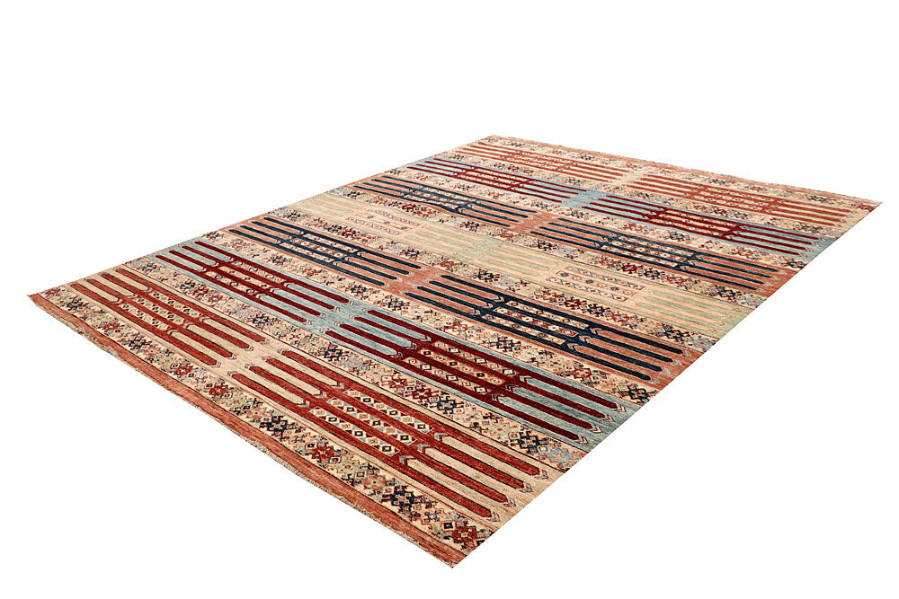 Multi Colored Oushak 8' x 9' 10 - No. 64714 - ALRUG Rug Store