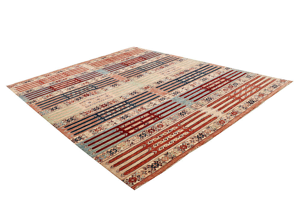 Multi Colored Oushak 8' x 9' 10 - No. 64714 - ALRUG Rug Store