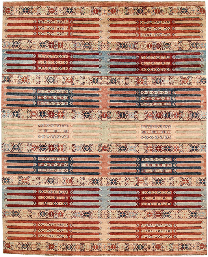 Multi Colored Oushak 8' x 9' 10 - No. 64714 - ALRUG Rug Store