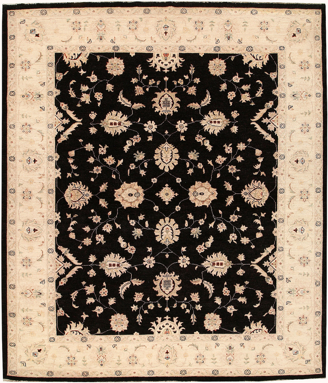 Black Ziegler 8' 3 x 9' 7 - No. 64716 - ALRUG Rug Store