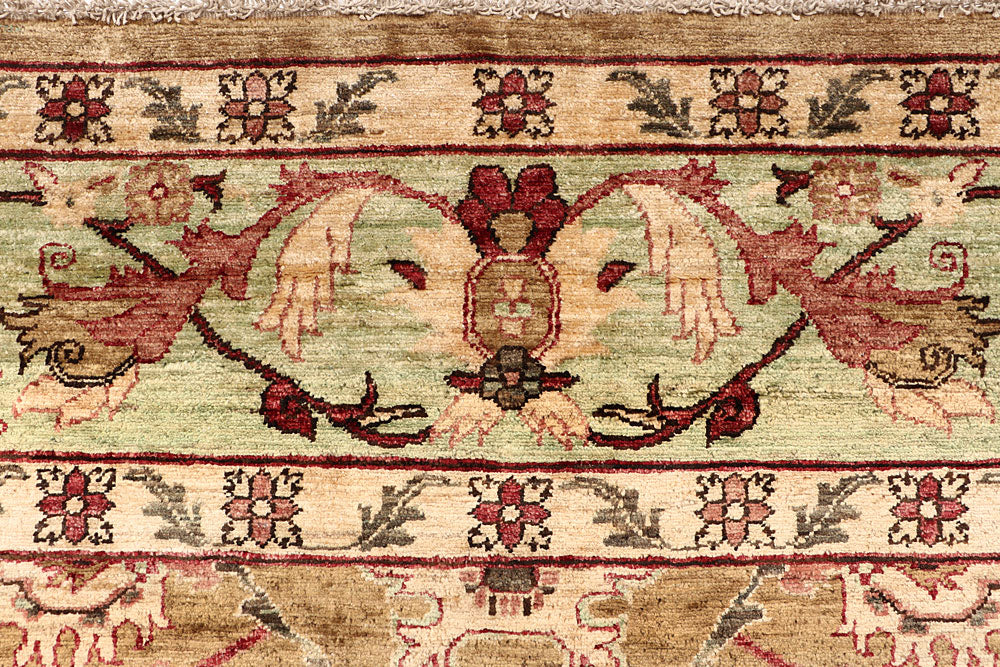 Dark Goldenrod Ziegler 8' 2 x 9' 11 - No. 64718 - ALRUG Rug Store