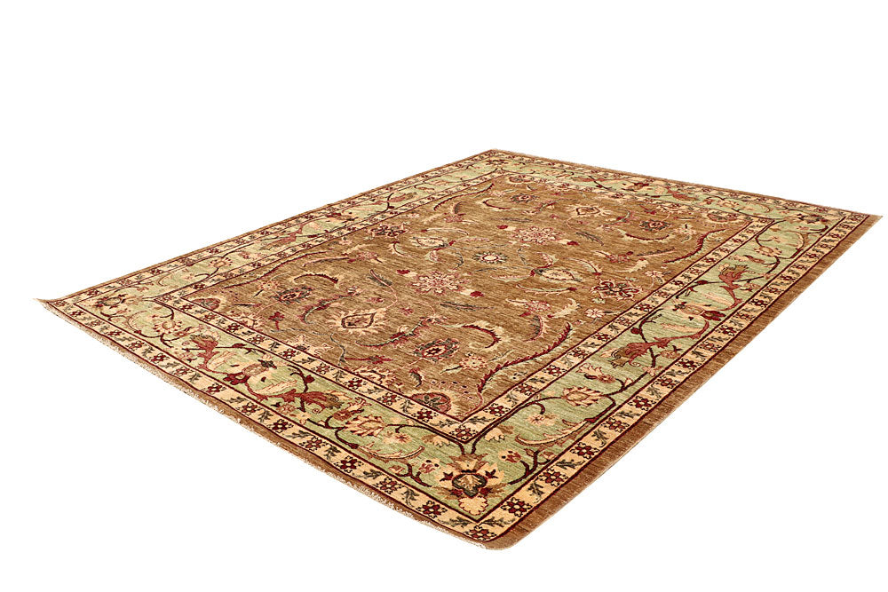 Dark Goldenrod Ziegler 8' 2 x 9' 11 - No. 64718 - ALRUG Rug Store
