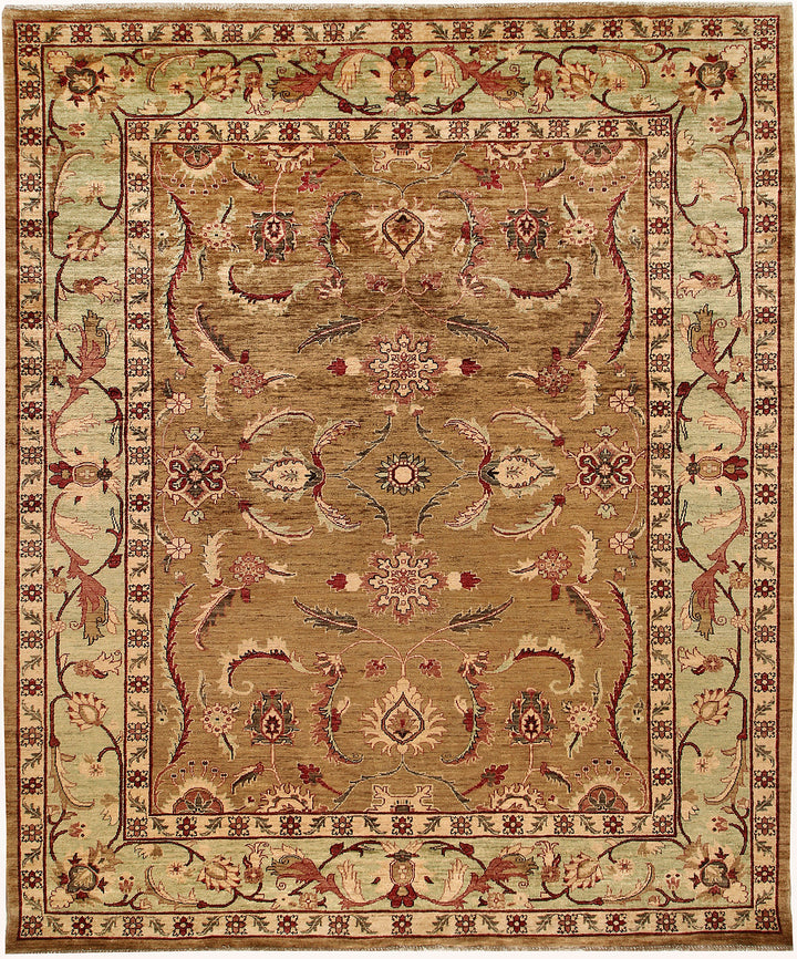 Dark Goldenrod Ziegler 8' 2 x 9' 11 - No. 64718 - ALRUG Rug Store
