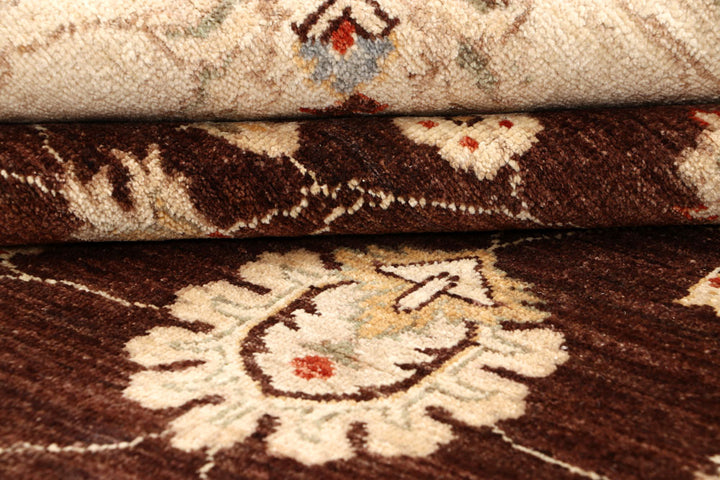 Saddle Brown Ziegler 7' 10 x 9' 9 - No. 64719 - ALRUG Rug Store