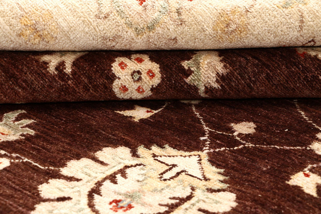 Saddle Brown Ziegler 7'  10" x 9'  11" - No. QA90461