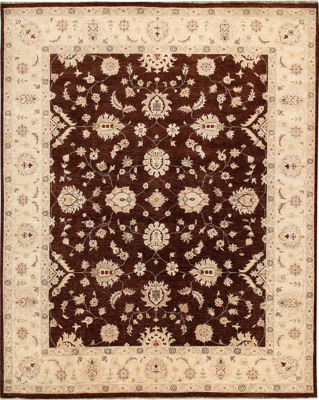 Saddle Brown Ziegler 7' 10 x 9' 11 - No. 64721 - ALRUG Rug Store