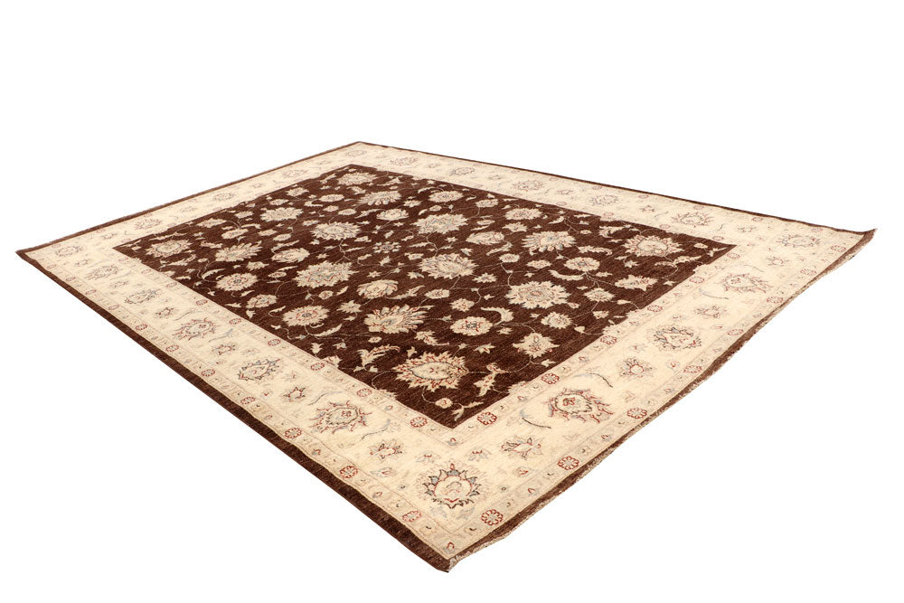Saddle Brown Ziegler 8' 2 x 11' 6 - No. 64725 - ALRUG Rug Store