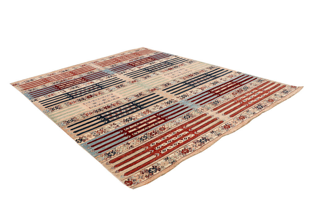 Multi Colored Ziegler 8' 1 x 9' 9 - No. 64726 - ALRUG Rug Store