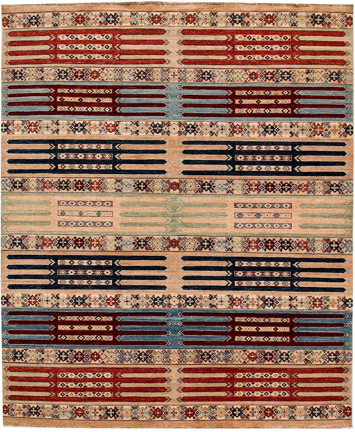 Multi Colored Ziegler 8' 1 x 9' 9 - No. 64726 - ALRUG Rug Store