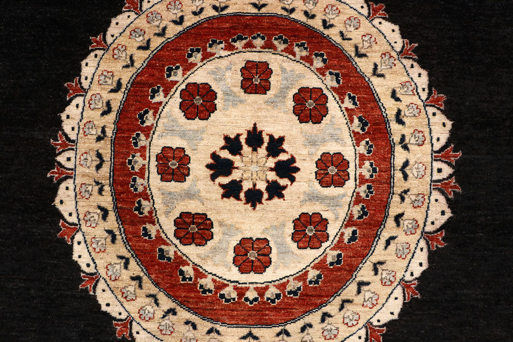 Black Ziegler 7' 10 x 10' 6 - No. 64731 - ALRUG Rug Store