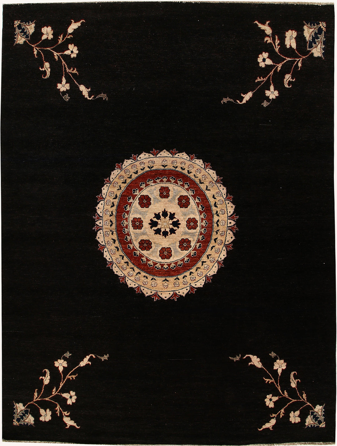 Black Ziegler 7' 10 x 10' 6 - No. 64731 - ALRUG Rug Store