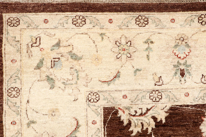 Saddle Brown Ziegler 7'  11" x 9'  11" - No. QA34153