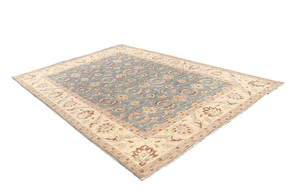 Light Slate Grey Ziegler 7' 10 x 11' 5 - No. 64737 - ALRUG Rug Store