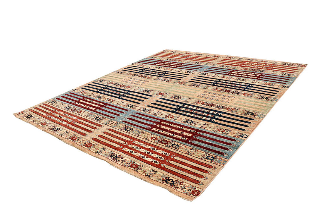 Multi Colored Ziegler 8'  4" x 10' " - No. QA14014