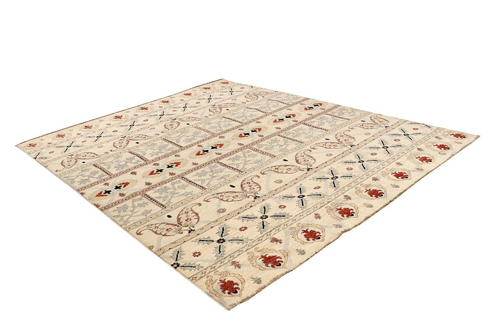 Blanched Almond Ziegler 7' 10 x 9' 7 - No. 64745 - ALRUG Rug Store