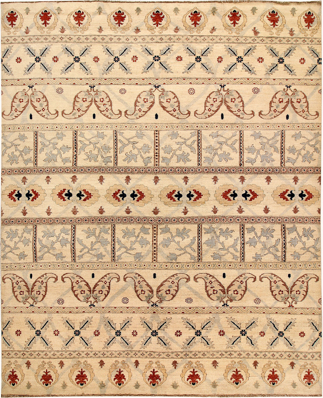 Blanched Almond Ziegler 7' 10 x 9' 7 - No. 64745 - ALRUG Rug Store