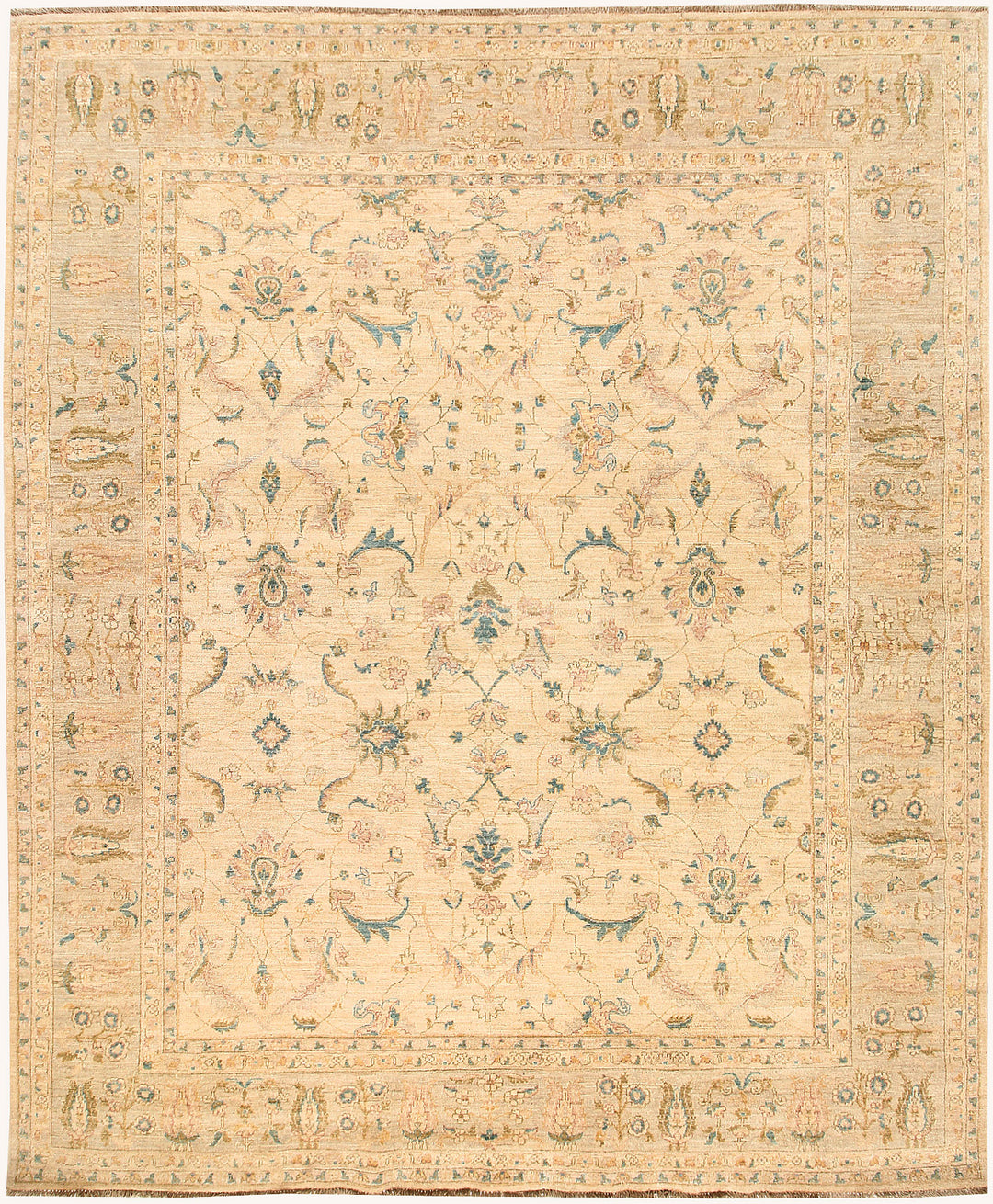 Blanched Almond Ziegler 8' x 9' 7 - No. 64747 - ALRUG Rug Store