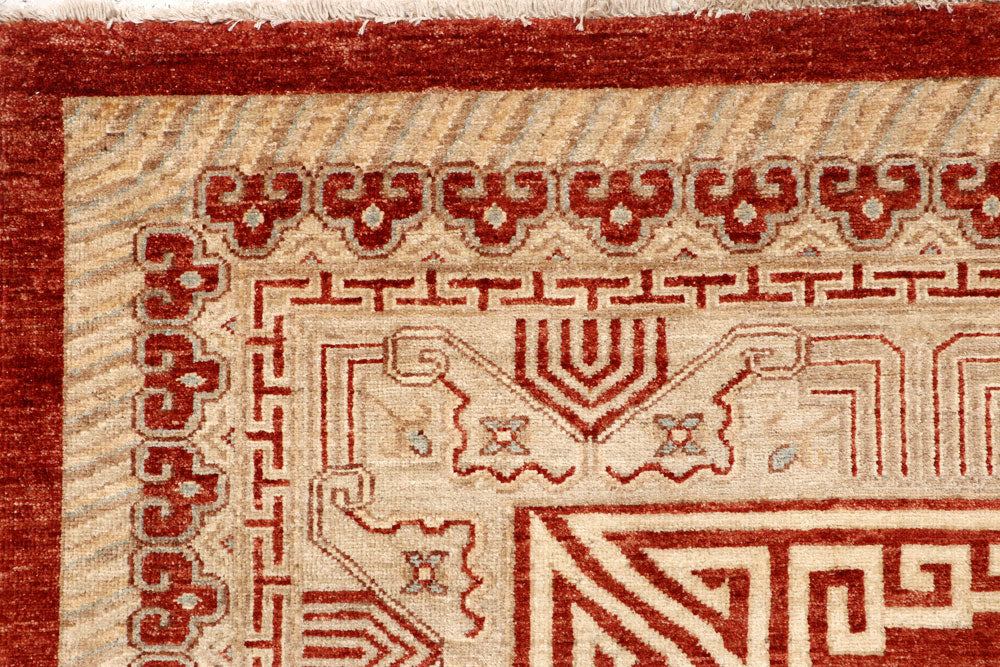 Chocolate Ziegler 7' 10 x 9' 9 - No. 64748 - ALRUG Rug Store