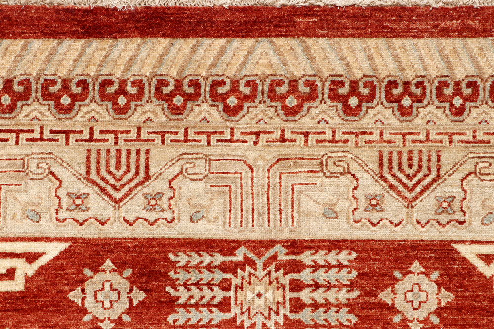 Chocolate Ziegler 7' 10 x 9' 9 - No. 64748 - ALRUG Rug Store