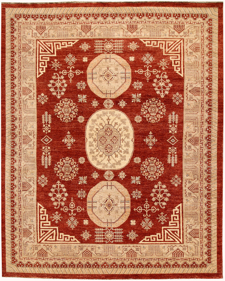 Chocolate Ziegler 7' 10 x 9' 9 - No. 64748 - ALRUG Rug Store