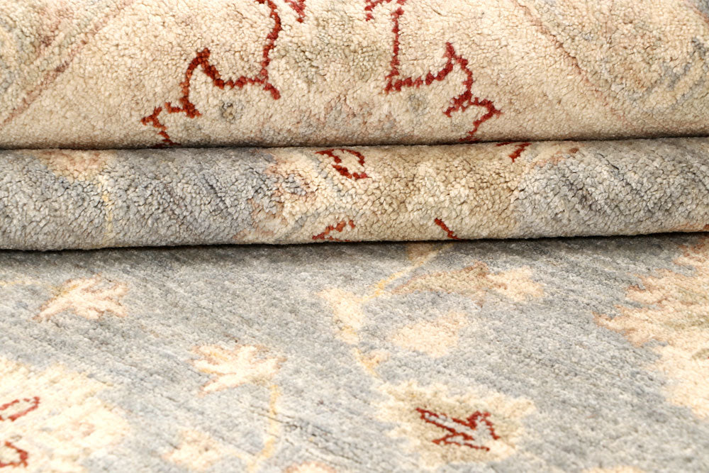 Light Slate Grey Ziegler 8' 8 x 9' 8 - No. 64752 - ALRUG Rug Store