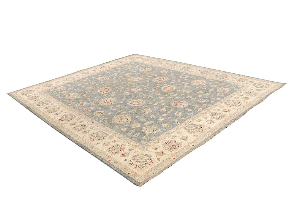 Light Slate Grey Ziegler 8' 8 x 9' 8 - No. 64752 - ALRUG Rug Store