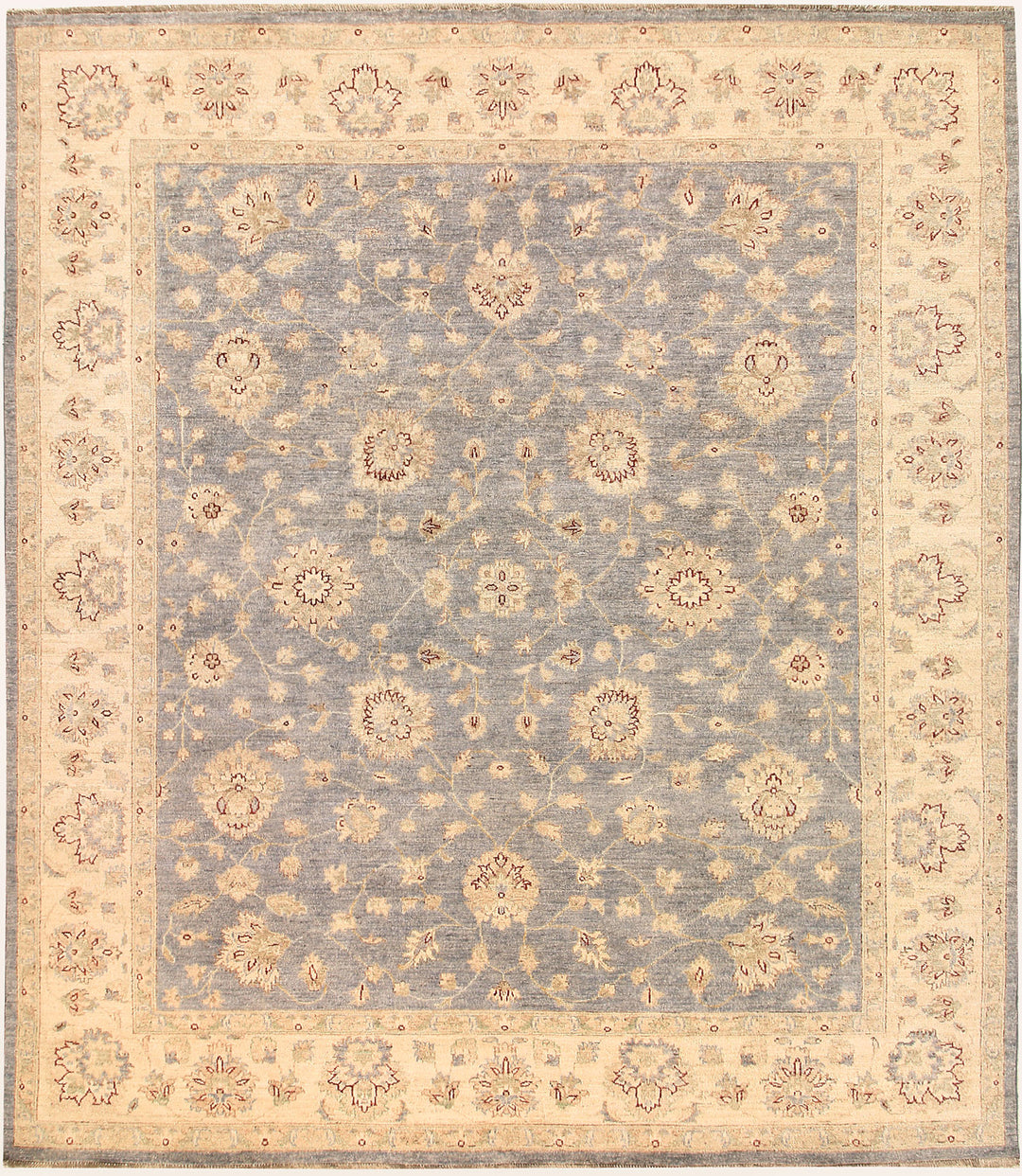 Light Slate Grey Ziegler 8' 8 x 9' 8 - No. 64752 - ALRUG Rug Store