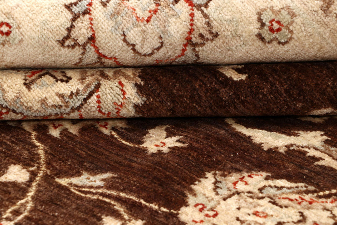 Saddle Brown Ziegler 8'  1" x 10'  10" - No. QA72155