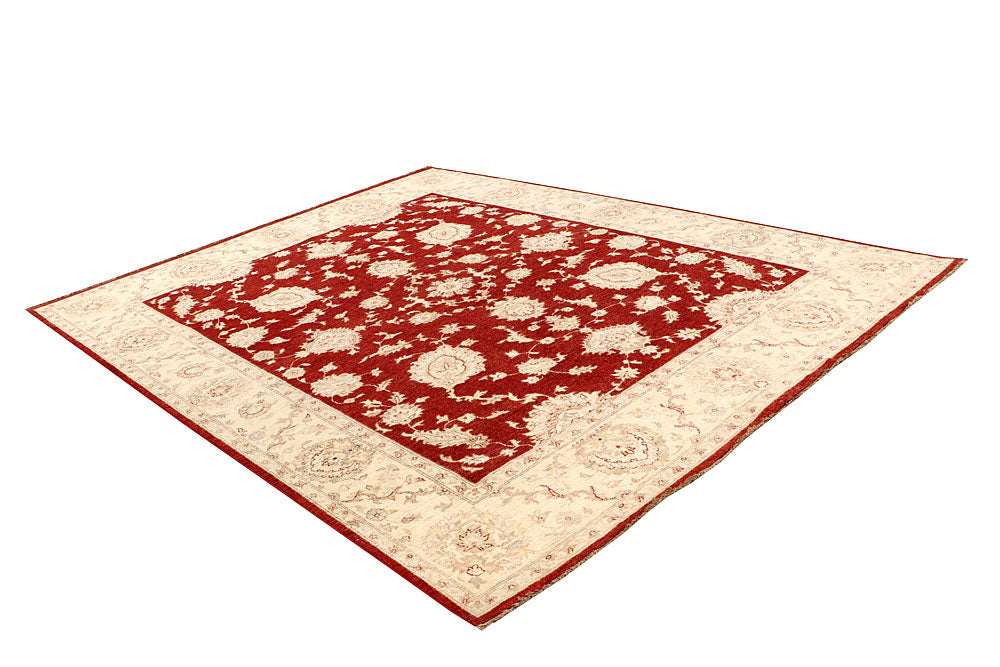 Dark Red Ziegler 7' 9 x 9' 9 - No. 64754 - ALRUG Rug Store