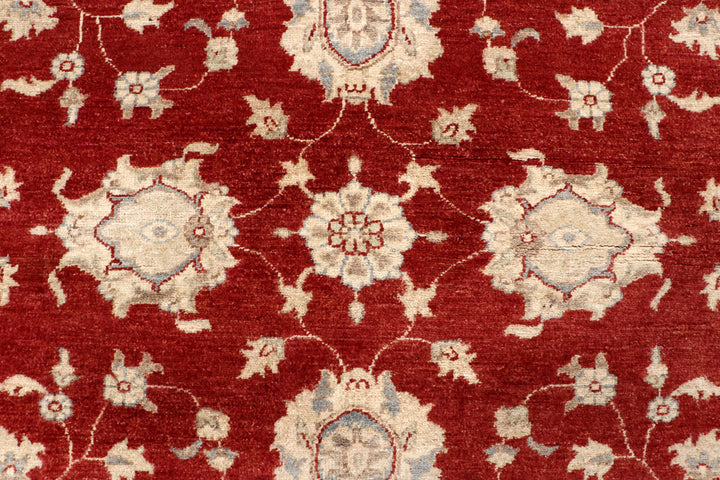 Dark Red Ziegler 7' 9 x 9' 11 - No. 64755 - ALRUG Rug Store