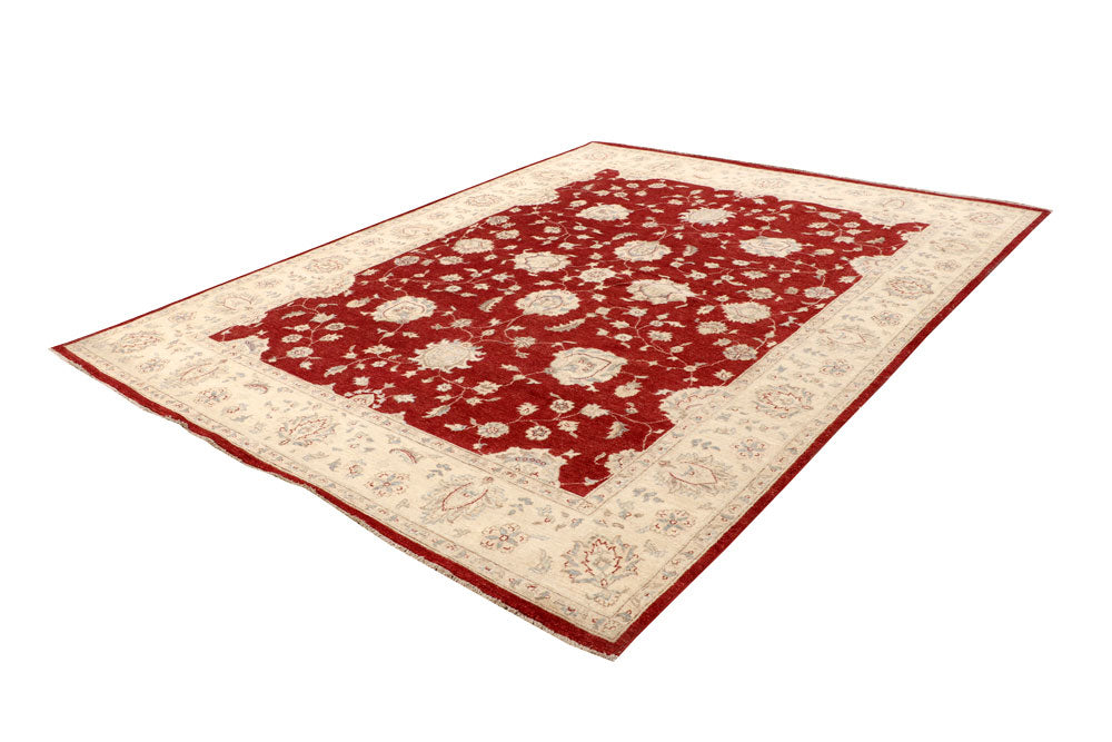 Dark Red Ziegler 7' 9 x 9' 11 - No. 64755 - ALRUG Rug Store