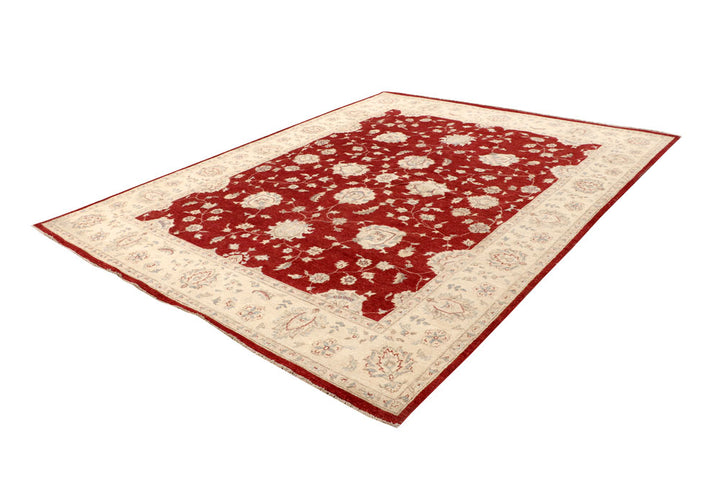 Dark Red Ziegler 7' 9 x 9' 11 - No. 64755 - ALRUG Rug Store