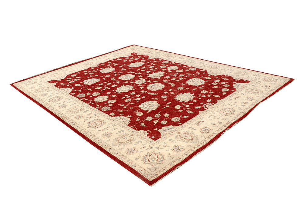 Dark Red Ziegler 7' 9 x 9' 11 - No. 64755 - ALRUG Rug Store