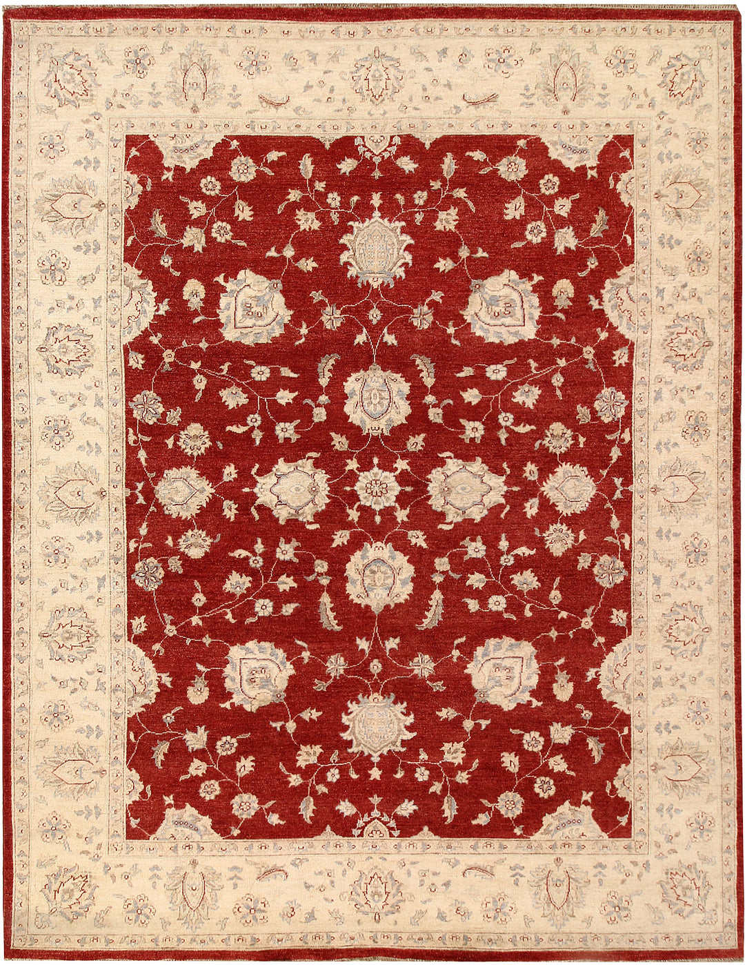 Dark Red Ziegler 7' 9 x 9' 11 - No. 64755 - ALRUG Rug Store