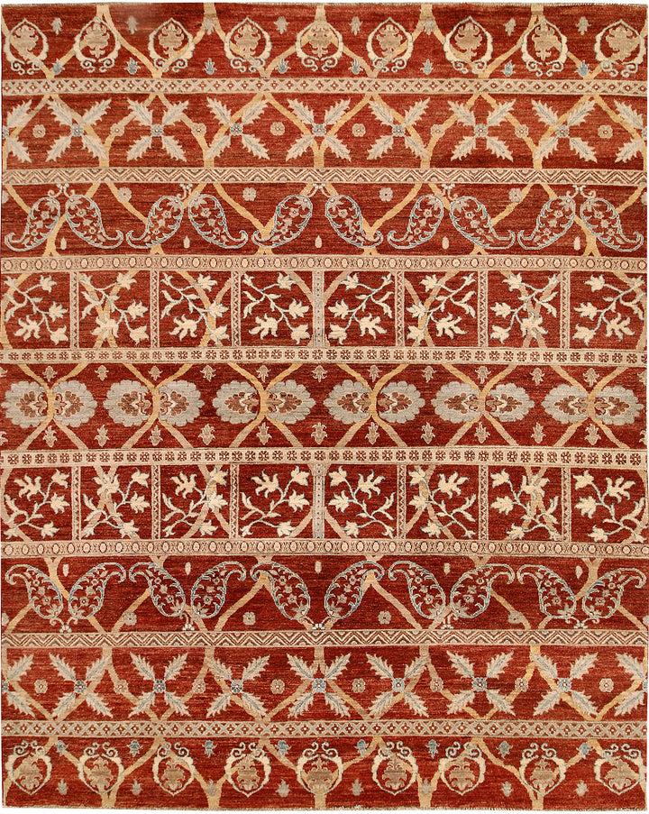 Saddle Brown Ziegler 7' 8 x 9' 8 - No. 64756 - ALRUG Rug Store