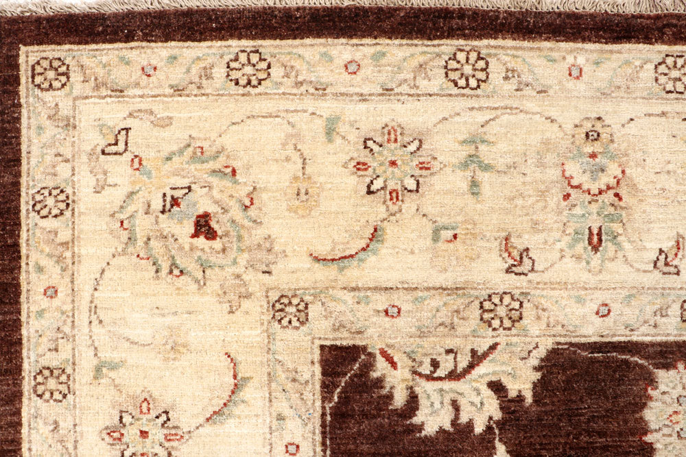 Saddle Brown Ziegler 7' 10 x 9' 9 - No. 64758 - ALRUG Rug Store