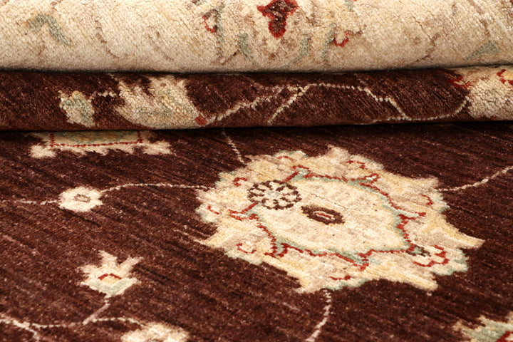 Saddle Brown Ziegler 7' 10 x 9' 9 - No. 64758 - ALRUG Rug Store