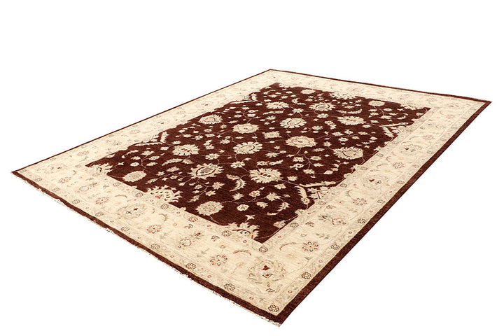 Saddle Brown Ziegler 7' 10 x 9' 9 - No. 64758 - ALRUG Rug Store
