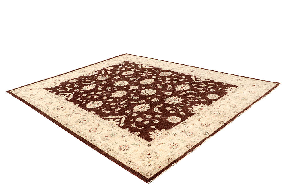 Saddle Brown Ziegler 7' 10 x 9' 9 - No. 64758 - ALRUG Rug Store