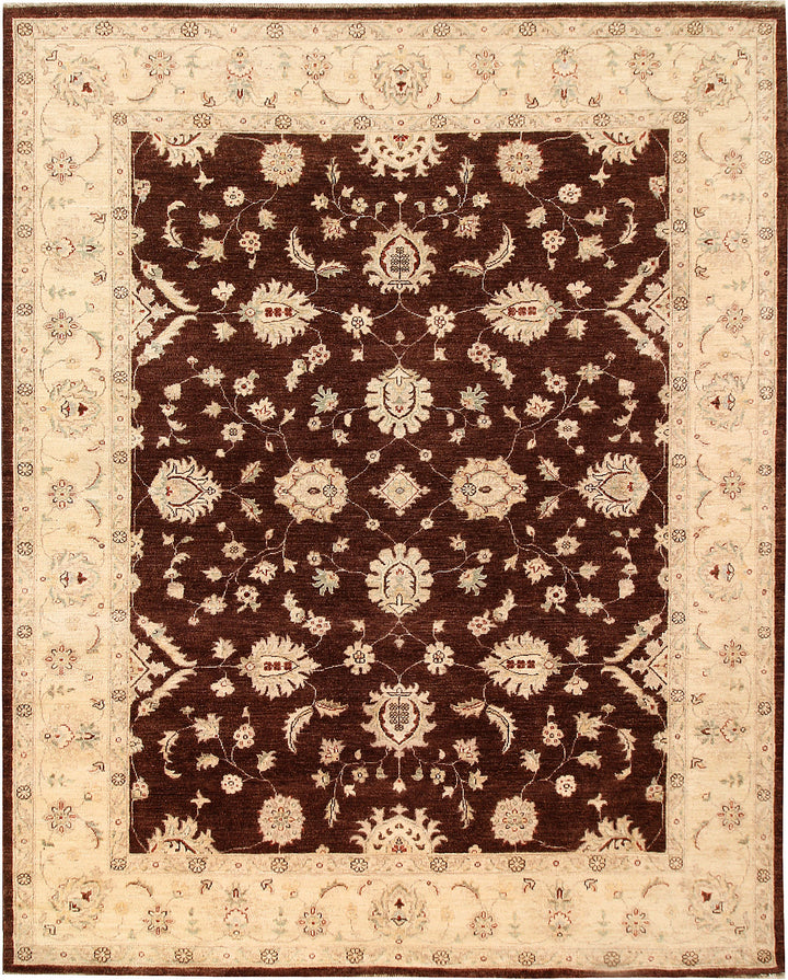 Saddle Brown Ziegler 7' 10 x 9' 9 - No. 64758 - ALRUG Rug Store