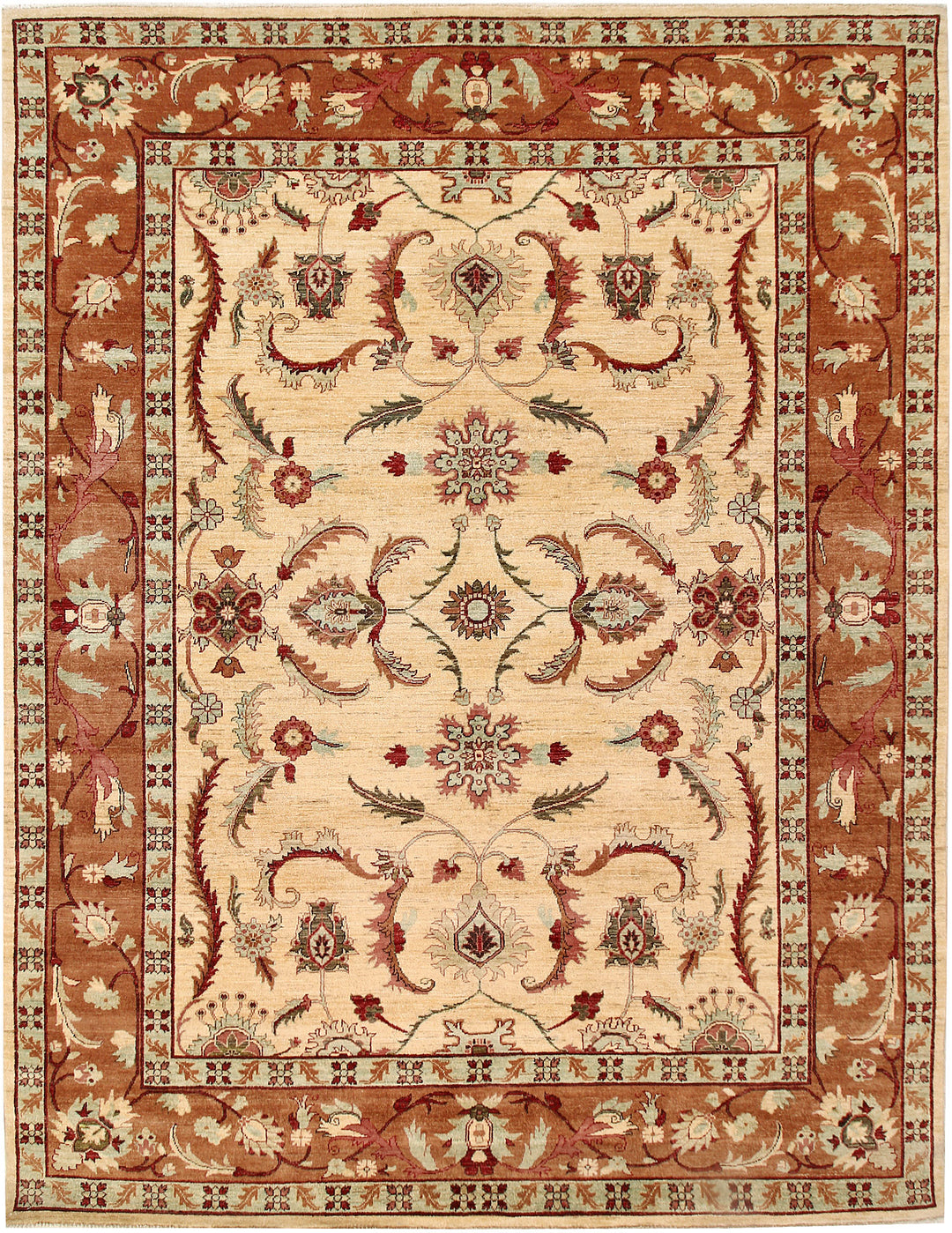 Tan Ziegler 8' 1 x 10' 2 - No. 64759 - ALRUG Rug Store