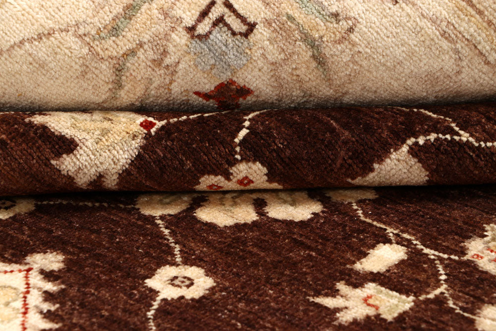 Saddle Brown Ziegler 7' 10 x 9' 9 - No. 64761 - ALRUG Rug Store