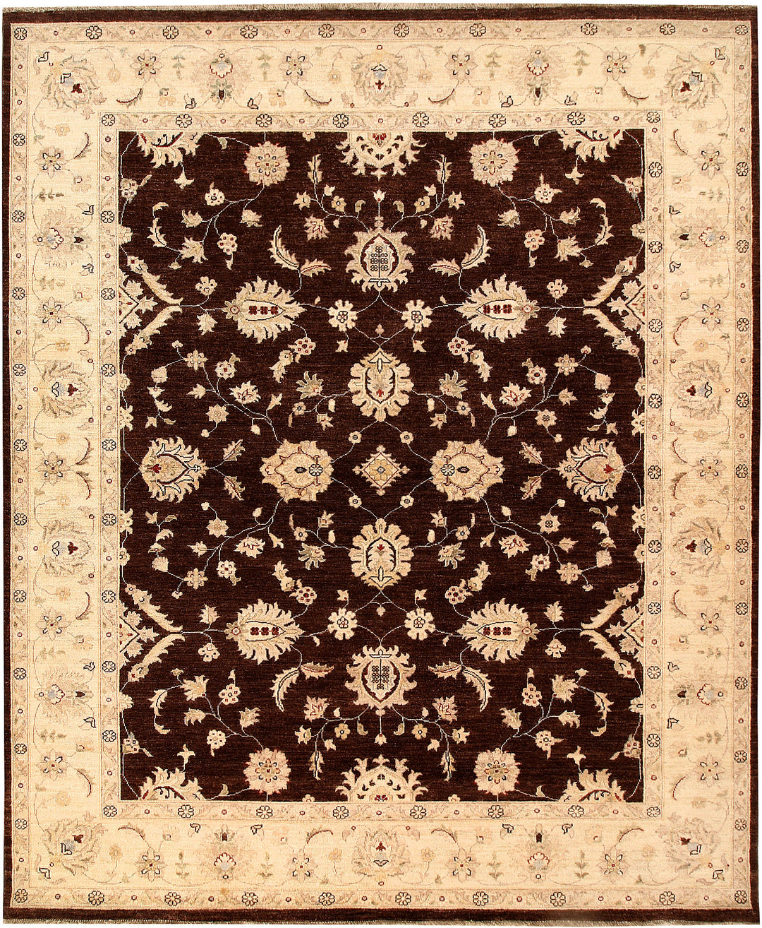 Saddle Brown Ziegler 7' 10 x 9' 9 - No. 64761 - ALRUG Rug Store