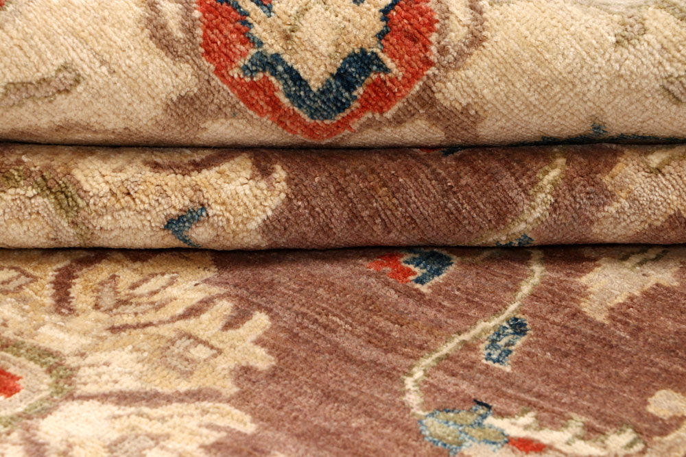 Saddle Brown Ziegler 7' 10 x 9' 8 - No. 64764 - ALRUG Rug Store