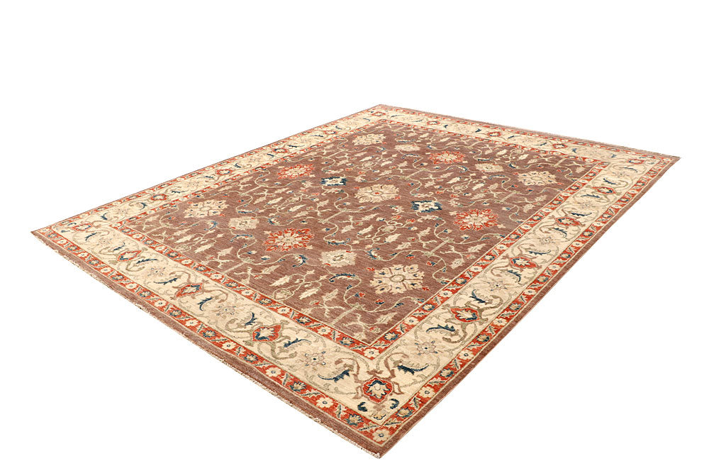 Saddle Brown Ziegler 7' 10 x 9' 8 - No. 64764 - ALRUG Rug Store