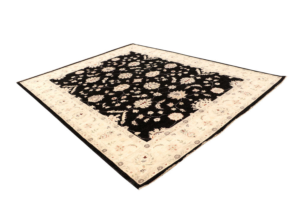 Black Ziegler 7' 9 x 9' 9 - No. 64765 - ALRUG Rug Store
