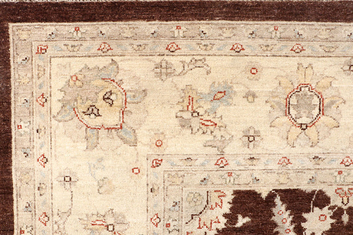 Saddle Brown Ziegler 7' 10 x 9' 11 - No. 64766 - ALRUG Rug Store