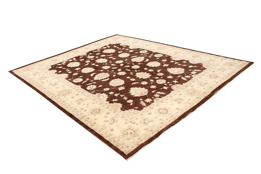 Saddle Brown Ziegler 7' 10 x 9' 11 - No. 64766 - ALRUG Rug Store