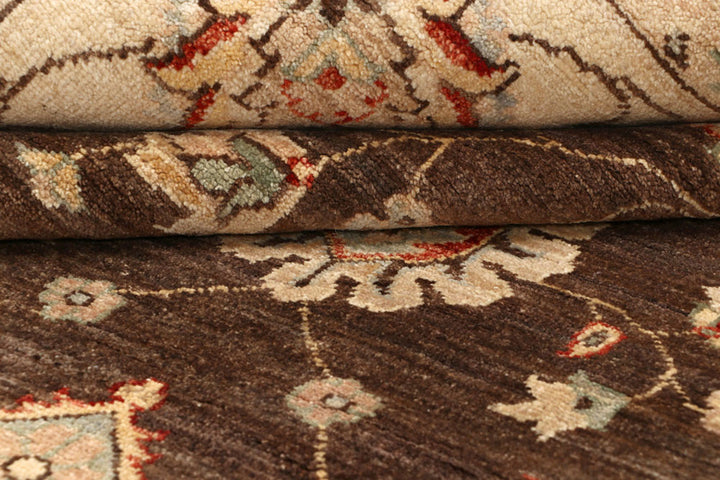 Saddle Brown Ziegler 8'  x" 9'  10" - No. QA95226