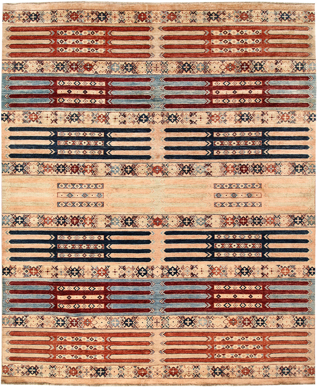 Multi Colored Ziegler 8' 2 x 9' 10 - No. 64769 - ALRUG Rug Store